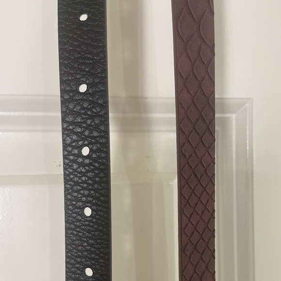 Women's Reversible Belt - Ava & Viv 1X set of two belts - Picture 4 of 5